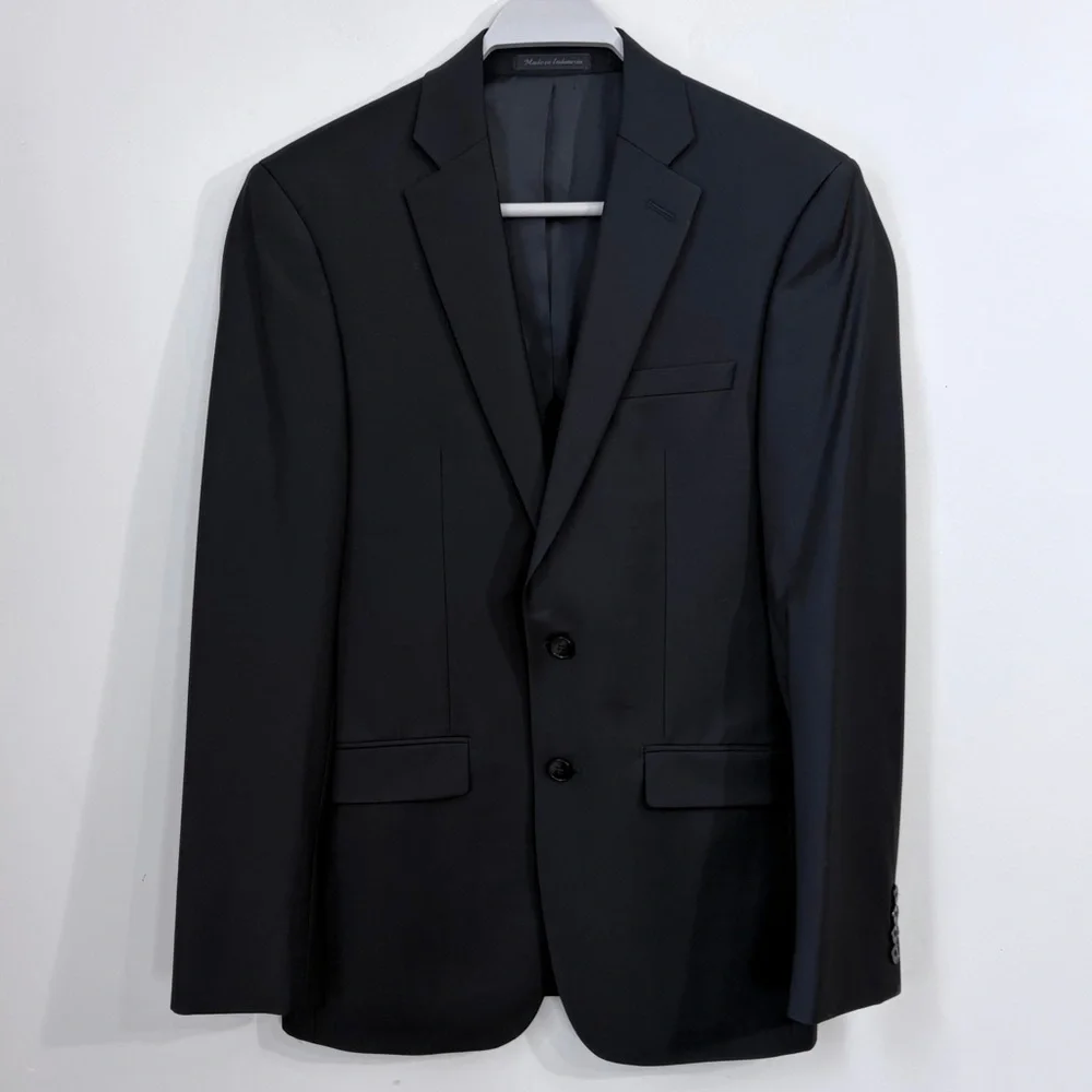 NWOT Calvin Klein Slim Stretch Wool Suit Jacket